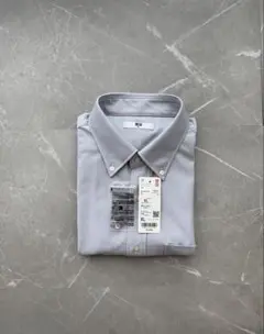 UNIQLO ドライノンアイロンジャージーシャツ ライトグレー