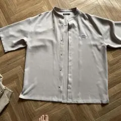 メンズノーカラーシャツのサムネイル