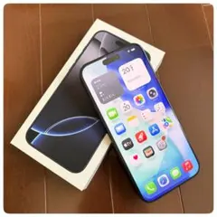 iPhone16 Pro maxブラックチタニウム256GB