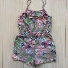 H&M フローラル柄ロンパース 1.5歳-2歳