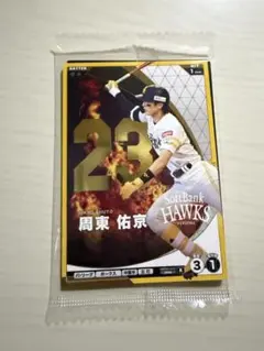 プロ野球ファンスターズリーグ　周東佑京(非売品カード)