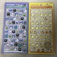 正規品 ボンボンドロップシール はぴだんぶい ポムポムプリン サンリオミニ
