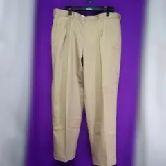 UNIQLO ベージュ 綿 100% スラックス ウエスト95cm