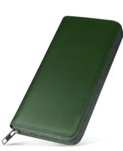 新品✨️栃木レザー✳️長財布 メンズ スキミング防止 大容量 オイルケア不要