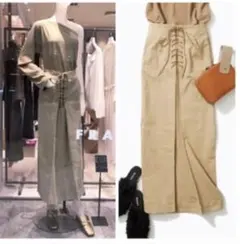 タグ付新品☆フレイアイディーレースアップスカート