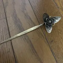 ラオス　花モチーフ かんざし 髪飾り ヴィンテージ