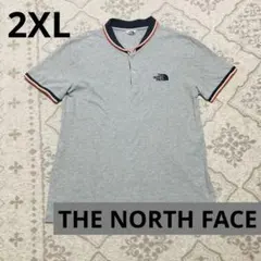 ザ・ノースフェイス ポロシャツ メンズ 2XL グレー 希少ビッグサイズ