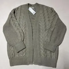 新品　GU ボーイフレンドカーディガン　L