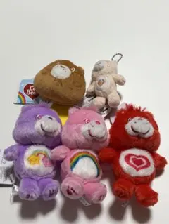 Care Bears ぬいぐるみ マスコット 5個セットのサムネイル