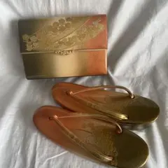 草履バッグセット　訪問着　留袖　振袖　バッグ真鍮口金K24GP