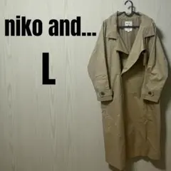 ‼️新品未使用‼️nikoand...シャンブレースプリングコート