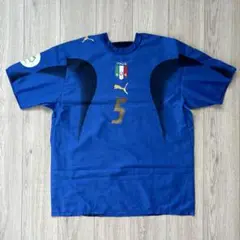 【流行　激レア】サッカーシャツ　イタリア代表　5番　カンナバーロ