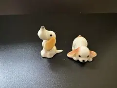 犬の陶器ミニチュアフィギュアセット