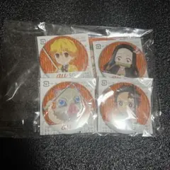 鬼滅の刃 au 缶バッジ ステッカー