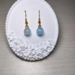 天然石ピアス☆クラック水晶＆ホワイトクォーツ☆樹脂ピアス - メルカリ