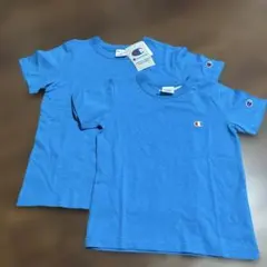 Champion 青 Tシャツ 2枚セット