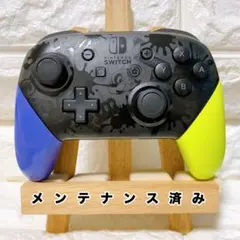 《純正》スイッチSwitch プロコン スプラトゥーン青&黄色