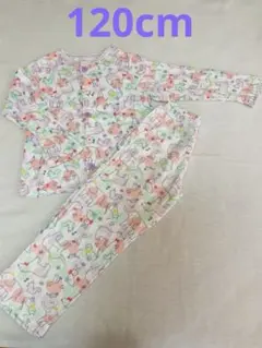 Combi mini コンビミニ　ガーゼパジャマ上下セット　アニマル柄　120