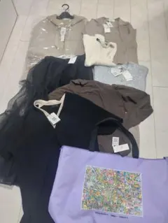 即購入、バラ売り不可！全新品未開封品！GRLラメ入り菊花×鞠浴衣 全10 