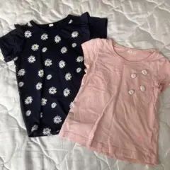 花柄Tシャツ　半袖　100