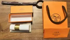 HERMES リップクリーム オレンジボックス付き