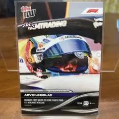 Topps Now F1 Arvid Lindblad リンドブラッド カード