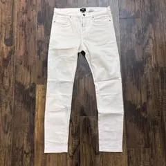 【H &M】 skinny fit White denim / レディース/31