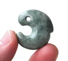 ☆超激レア!!☆完全別格品!!☆糸魚川翡翠☆超極上マーブル模様☆飛龍勾玉SSA