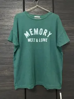 ハートマーケット　ロゴプリント 半袖Tシャツ　グリーンのサムネイル