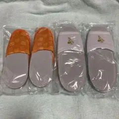 ディズニー　ミッキー　使い捨てスリッパ　４足セット