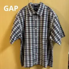 00s OLD GAP オールド ギャップ 半袖 チェック シャツ M