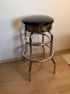 アメリカンダイナー チェア 赤×シルバー アメリカーナ レトロ 50's