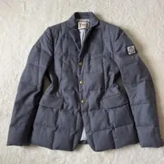 【レアモデル】モンクレール ガムブルーテーラード ジャケットツイード グレー 3 中古・古着通販】MONCLER GAMME BLEU (モンクレール ガム ブルー