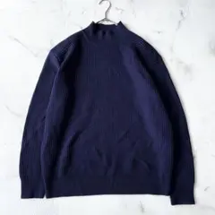 ✨美品✨セオリー　2023AW メンズ　ハイネックニット　セーター　厚手　紺XS