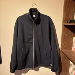 championフルジップ トレーナー ネイビー　ドローコード付　サイズ調整可能