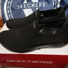 SKECHERS Air-Cooled ArchFit ブラック スニーカー