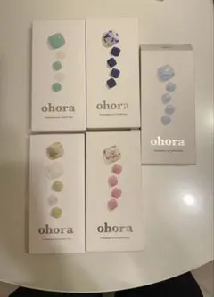 超お得❗️ ★ohora★ ネイルシール 5点セット　フットネイル