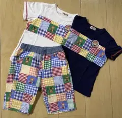 ミキハウス 夏服セット プッチー君 Tシャツ ハーフパンツ 8点セット