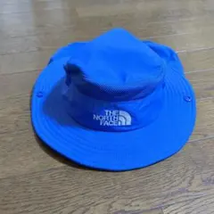 THE NORTH FACE 青 UVカット ハット キッズ