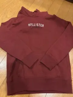 Hollister パーカー　レディース　レッド　裏起毛