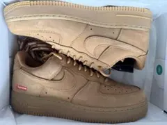 即完supreme Nike Air Force 1 Low Wheat 9.5