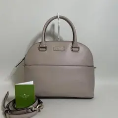 2604-20｜美品｜ケイトスペード 2WAYハンドバッグ レザー ライトピンク