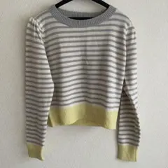 jeanasis ボーダーニット