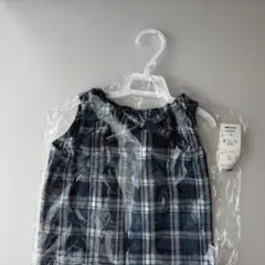 【新品タグ付き】COMME CA ISM チェックワンピース 80 女の子