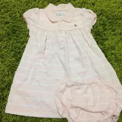 ラルフローレン ボーダー半袖ポロワンピース 8080