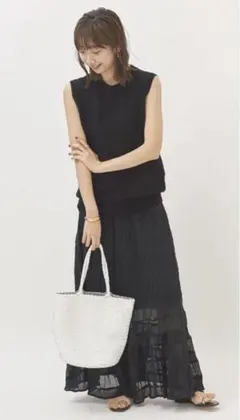 plage Italian Yarn クルーネックノースリーブのサムネイル