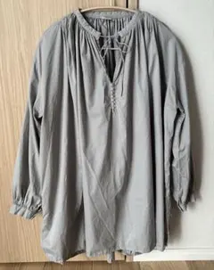 美品⭐︎ungrid レースアップコットンボリュームブラウス Fサイズ 