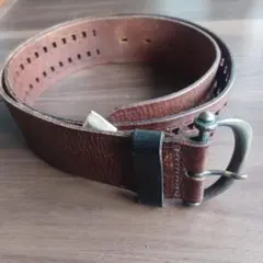 DIESEL ブラウンレザー ベルト