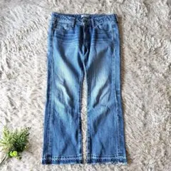 Deuxieme Classe ドゥーズィエムクラス フリンジデニムパンツ 36のサムネイル