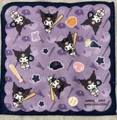 タイトーくじ 侍ジャパン サンリオ E賞 ハンドタオル クロミ